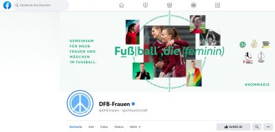 acebook-Seite DFB-Frauen